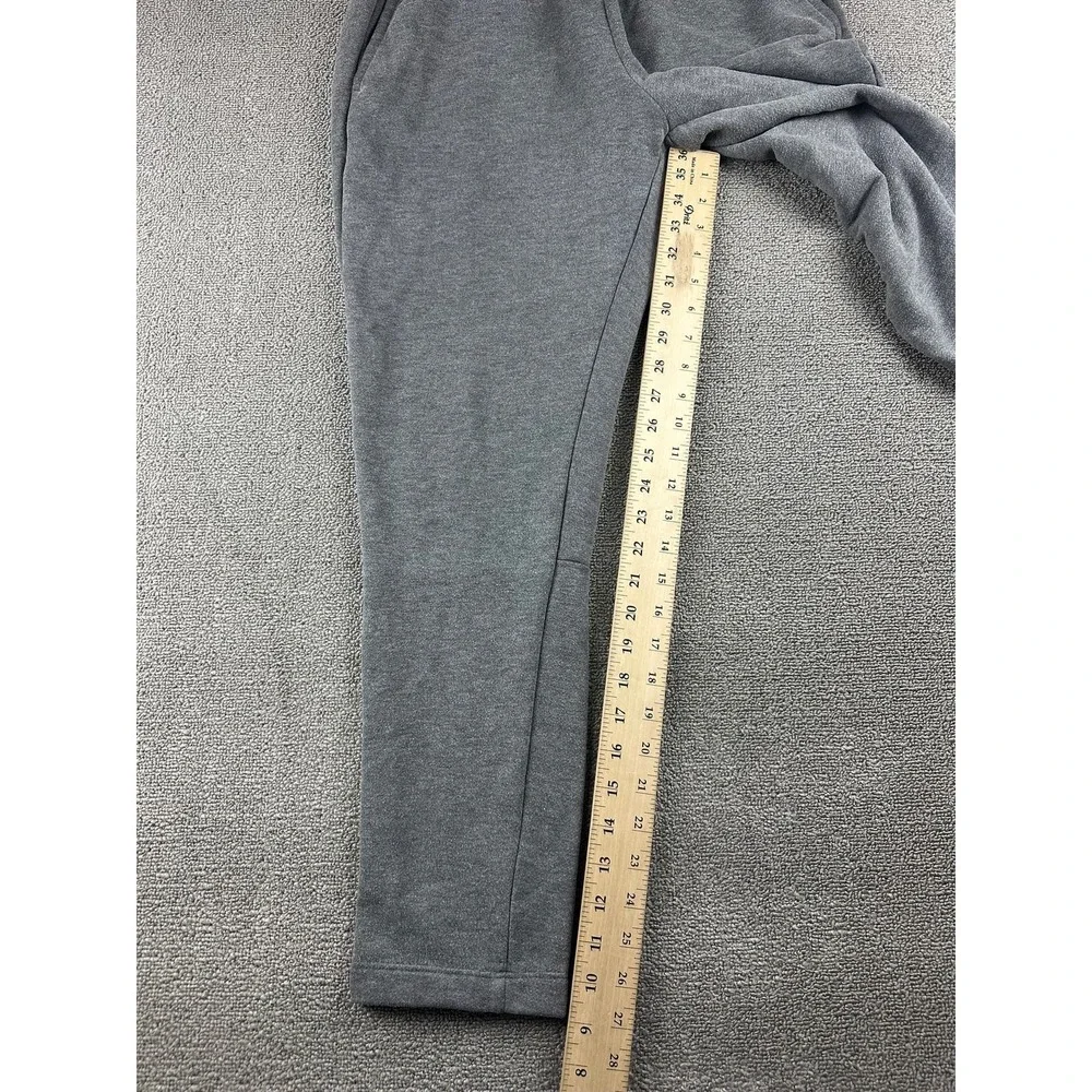 Nike Dri-FIT Sweatpants Men M‎ Gray Athletic Tapered Leg Swoosh Logo Activewear